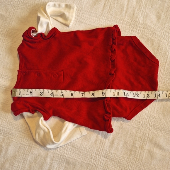 Gymboree girls 3-6 months layered shirt with bodysuit attached Gingerbread Girl - Picture 7 of 8